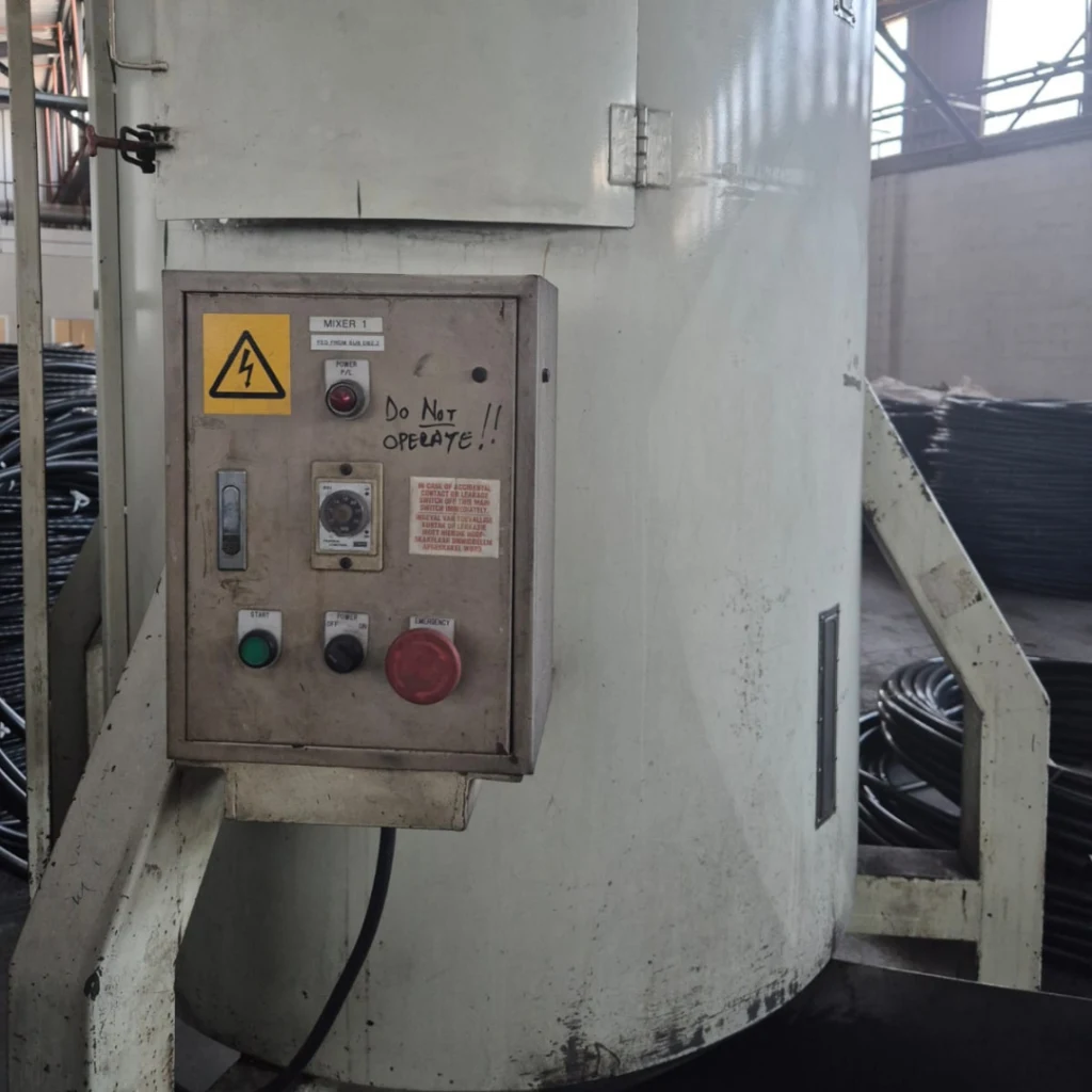Polasi stainless steel mixer at its Atlantis Industrial facility